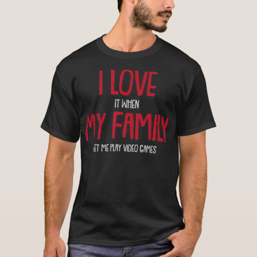 Ik hou van mijn vaders dag grappig spelen papa t-shirt (Voorkant)