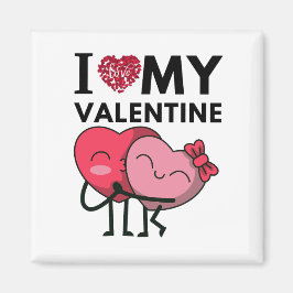 Ik hou van mijn Valentijn speciale Valentijnsdag g Magneet