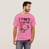 Ik hou van mijn Valentijn speciale Valentijnsdag g T-shirt (Voorkant volledig)