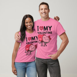Ik hou van mijn Valentijn speciale Valentijnsdag g T-shirt