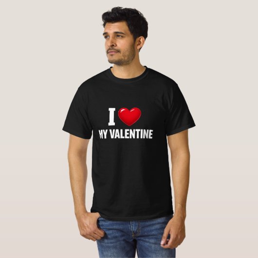 Ik hou van mijn Valentijn T-shirt (Voorkant volledig)