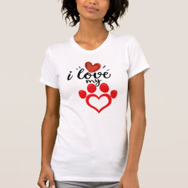 Ik hou van mijn Valentijnsdag T-shirt