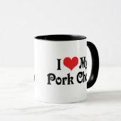 Ik hou van mijn varkenskapje mok (Voorkant rechts)