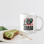 Ik hou van mijn Vegan Boyvriend, Valentijn Dag Koffiemok