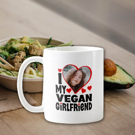 Ik hou van mijn Vegan Vriendin, Valentijn Dag Koffiemok