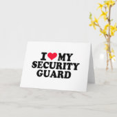 Ik hou van mijn veiligheidsagent kaart (Gele Bloem)