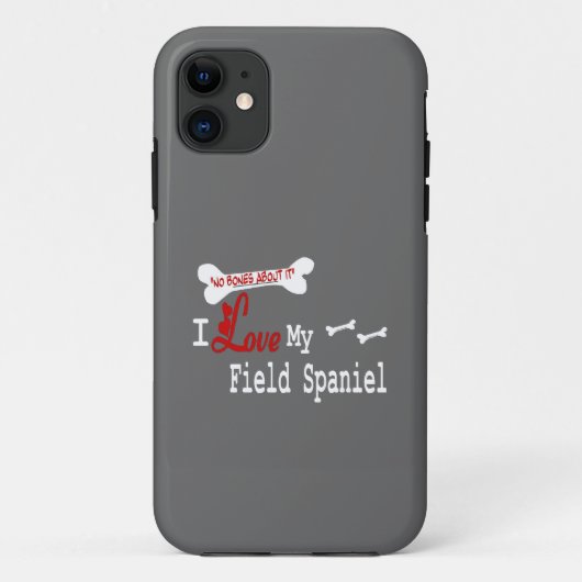 Ik hou van mijn veldspaniel Case-Mate iPhone case (Achterkant)