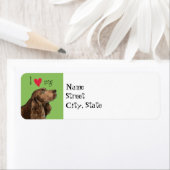 Ik hou van mijn Veldspaniel Etiket (Insitu)