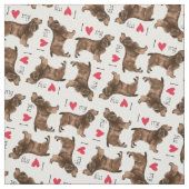 Ik hou van mijn Veldspaniel Stof (Swatch)