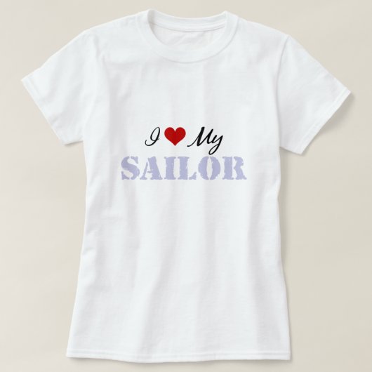 Ik hou van mijn verkoper t-shirt (Design voorkant)