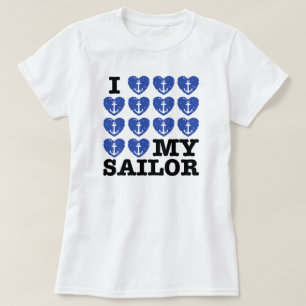 Ik hou van mijn verkoper t-shirt