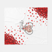 Ik hou van mijn verloofde - Gepersonaliseerd beste Fleece Deken (Voorkant (Horizontaal))