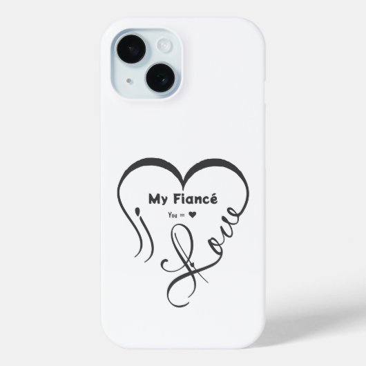 Ik hou van mijn verloofde • Jij = ♥ 🫳🏻💍 Case-Mate iPhone Case (Achterkant)