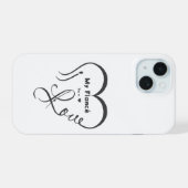 Ik hou van mijn verloofde • Jij = ♥ 🫳🏻💍 iPhone 15 Case (Achterkant horizontaal)