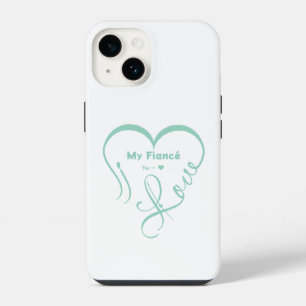 Ik hou van mijn verloofde • Jij = ♥ 🫳🏻💍 iPhone 14 Hoesje