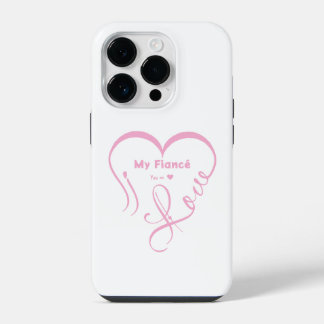 Ik hou van mijn verloofde • Jij = ♥ 🫳🏻💍 iPhone 14 Plus Hoesje