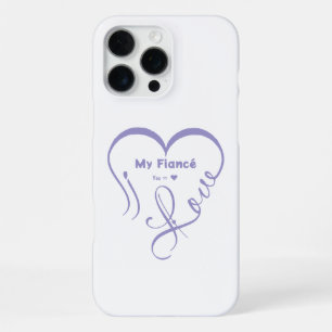 Ik hou van mijn verloofde • Jij = ♥ 🫳🏻💍 iPhone 16 Pro Max Hoesje