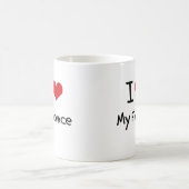Ik hou van mijn verloofde koffiemok (Center)