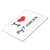 Ik hou van mijn verloofde notitieblok (Schuin)