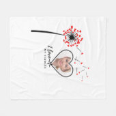 Ik hou van mijn verloofde - Persoonlijke Beste Vri Fleece Deken (Voorkant (Horizontaal))