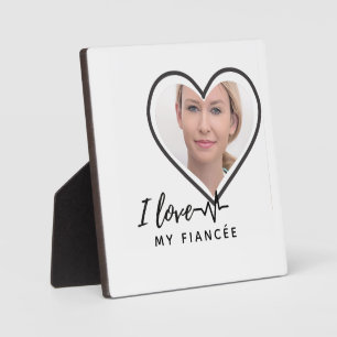 Ik hou van mijn verloofde - Persoonlijke leuke bes Fotoplaat