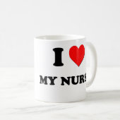 Ik hou van mijn verpleegster koffiemok (Voorkant rechts)