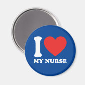 Ik hou van mijn verpleegster magneet (Voorkant / Achterkant)