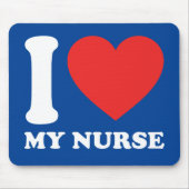 Ik hou van mijn verpleegster muismat (Voorkant)