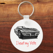 Ik hou van mijn Vette Sleutelhanger (Voorkant)