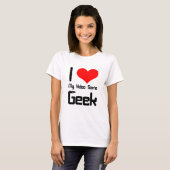 Ik hou van mijn videogame geek t-shirt (Voorkant volledig)