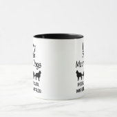 Ik hou van mijn vier Berner Sennenhonden Mok (Midden)