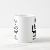 Ik hou van mijn vier paarden mok (Center)