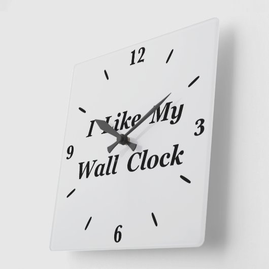 Ik hou van mijn vierkante klok (Hoek)