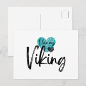 Ik hou van mijn Viking Briefkaart (Voorkant / Achterkant)