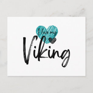 Ik hou van mijn Viking Briefkaart