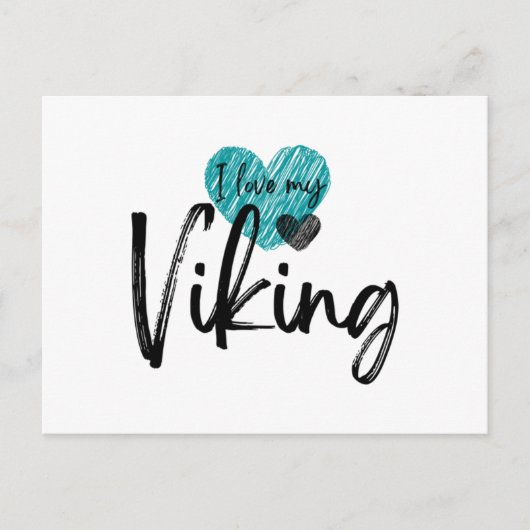 Ik hou van mijn Viking Briefkaart (Voorkant)
