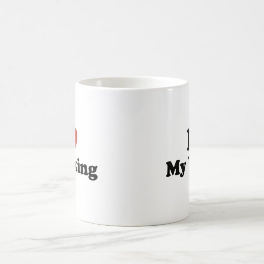 Ik hou van mijn Viking Coffee Mok (Center)