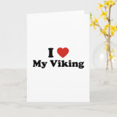 Ik hou van mijn Viking Kaart (Gele Bloem)