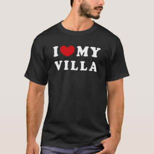 Ik hou van mijn villa Ik hoor mijn villa T-shirt