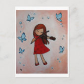 Ik hou van mijn Violin Briefkaart (Voorkant)