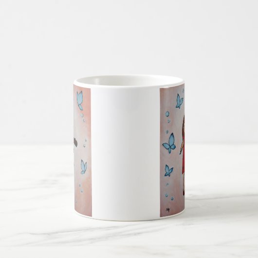 Ik hou van mijn Violin Koffiemok (Center)