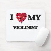 Ik hou van mijn Violinist Muismat (Met muis)