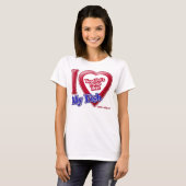 Ik hou van mijn vis - Foto T-shirt (Voorkant volledig)