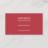 Ik hou van mijn Visitekaartje (Achterkant)