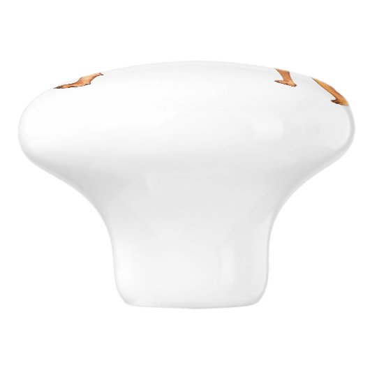 Ik hou van mijn Vizsla Keramische Knop (Zijkant)