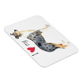 Ik hou van mijn Vloeiende Collie Magneet (Rechterzijde)