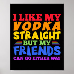 Ik Hou Van Mijn Vodka Zonder Lgbtq Pride Maand _1 Poster