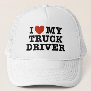 Ik hou van mijn vrachtwagen trucker pet