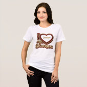 Ik hou van mijn vriend aangepast Tri-Blend shirt (Voorkant volledig)