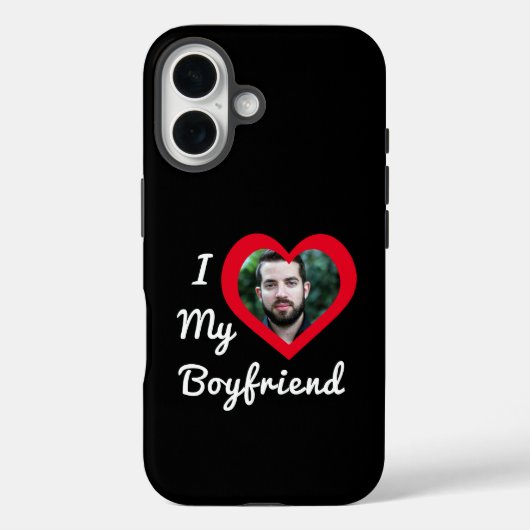 Ik hou van mijn vriend Bae Aangepaste foto Case-Mate iPhone Case (Achterkant)